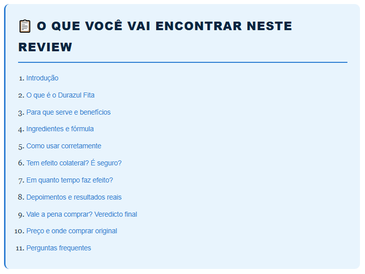 Durazul Fita Funciona Mesmo? Review Completo com Ingredientes, Resultados e Onde Comprar