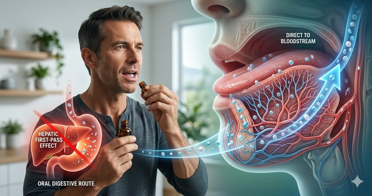 Suplemento sublingual masculino funciona