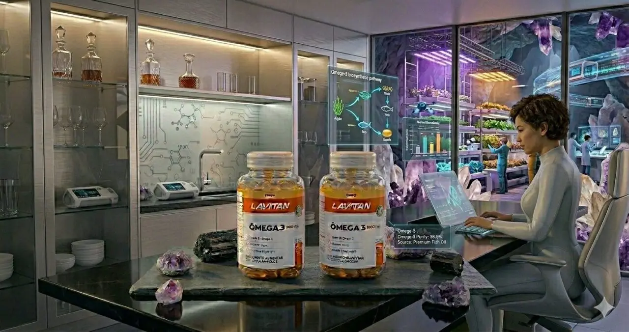 Lavitan Ômega 3 1000mg antes e depois