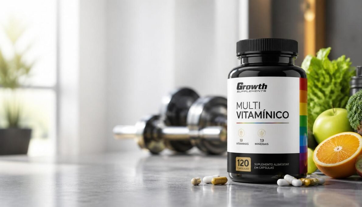 Multivitamínico Growth 120 cáps vale a pena Testei por 60 dias e te conto tudo