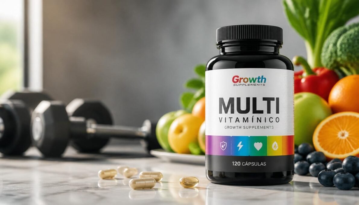 Multivitamínico Growth Supplements 120 cápsulas